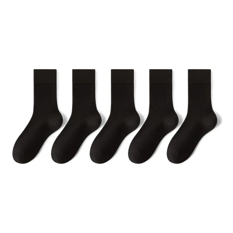 MIIOW Knee High Socks Men's 5 Pack-9