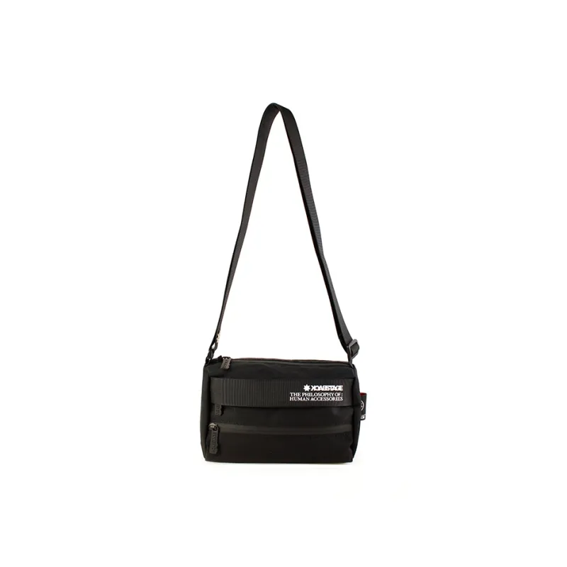 BACKSTAGE Polyester Shoulder Bag Crossbody Bag Unisex Black Green Blue-3