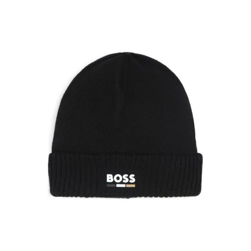 BOSS Kidswear Logo-print Knitted Beanie