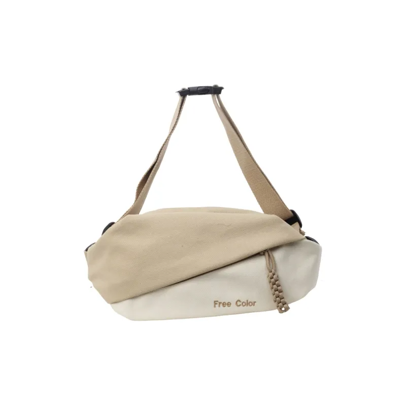 Cwatcun Canvas Sling Bag Unisex Black/Green/Khaki/Yellow-5