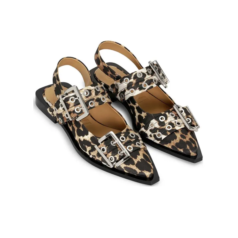GANNI Casual Single Shoes Women's Brown-2