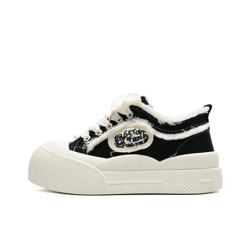 Circle Small Wear Resistant Breathable Height Increasing Coverage Low Top Casual Shoes Women's-8
