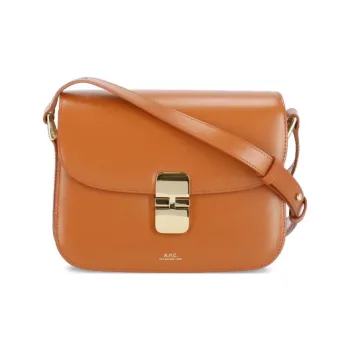 A.P.C Grace Logo Printed Small Shoulder Bag