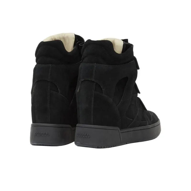 ISABEL MARANT Im3 Skateboard Shoes 5cm Women's Black-4