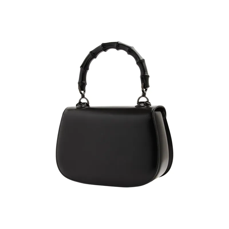 GUCCI Leather Shoulder Bag, Crossbody Bag, Handbag Women's Black-1