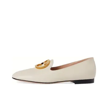 GUCCI Blondie Logo plaque Loafers