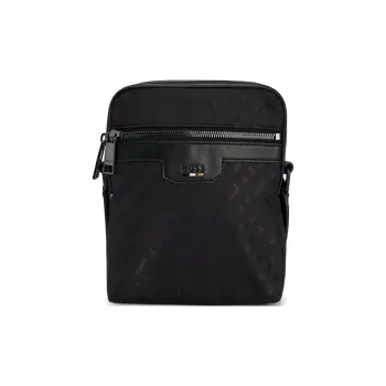 HUGO BOSS Polyamide Journalist Bag, Crossbody Bag, Shoulder Bag Men's Black