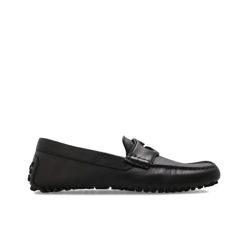 GUCCI Interlocking Loafers Men's Black-1