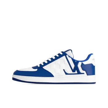 LOUIS VUITTON Rivoli Low Top Skateboard Shoes Men's Blue