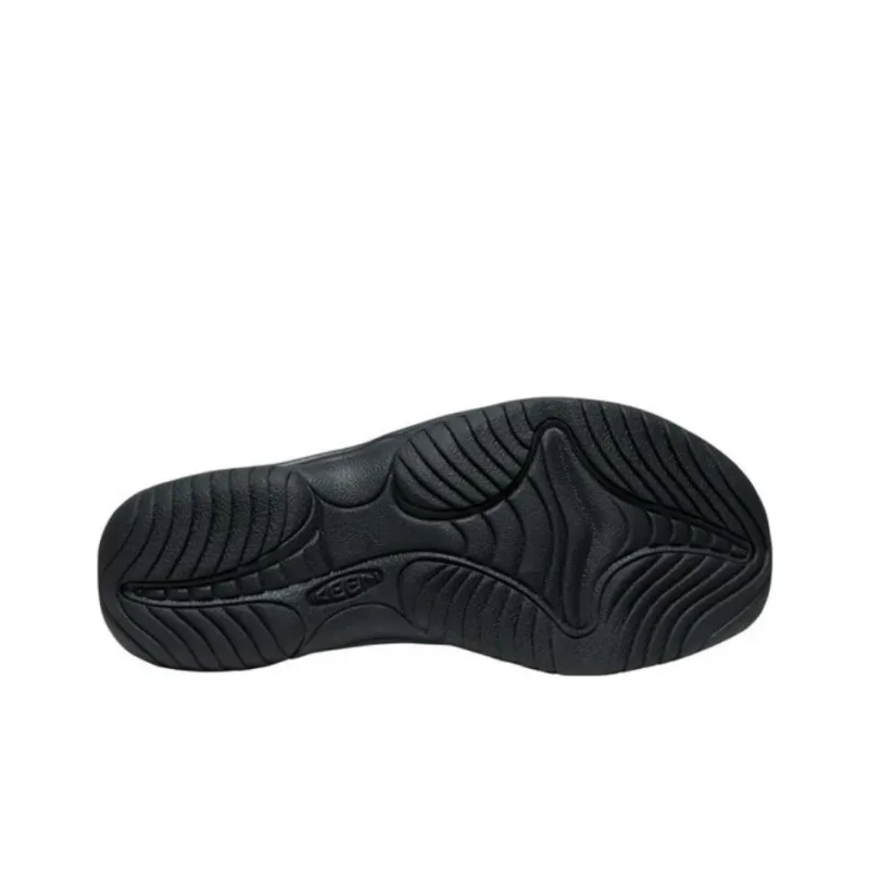 KEEN Kona Abrasion-Resistant Slip-Resistant Flip Flops Men's Black Red-5
