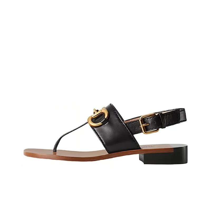 GUCCI Horsebit-motif Flat Sandals-0