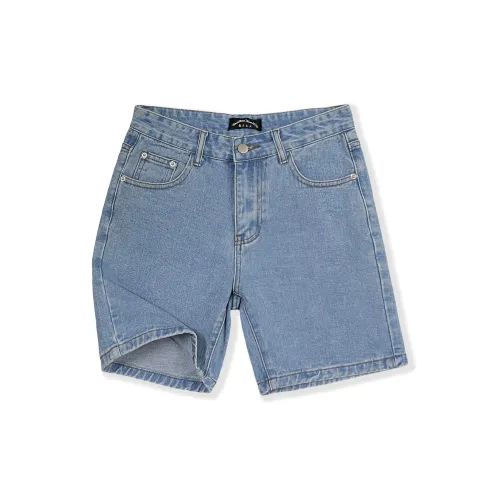 SHANTREE Denim Shorts Unisex Light Blue