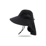 Side Mesh Neck Protector-Black