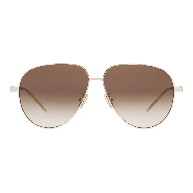 GIVENCHY Polyamide Metal Butterfly Sunglasses Unisex Gold-1
