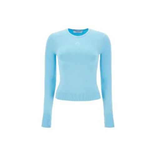 Marine Serre Sweaters Women's Blue