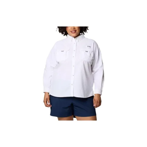 Columbia PFG Bahama Shirts Women's White