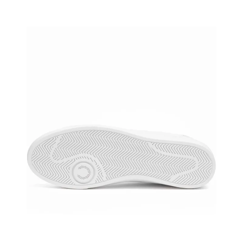 FRED PERRY Spencer Abrasion Resistant Low Top Skateboard Shoes Men's White-6