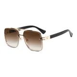 Gold Frame with Tea Brown