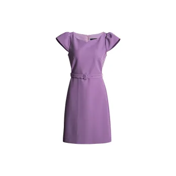 ROEYSHOUSE Short Sleeved Dresses Women's Taro Purple