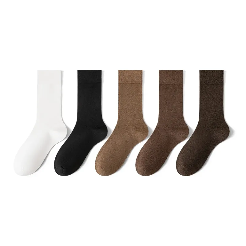 MIIOW Knee High Socks Men's 5 Pack-7