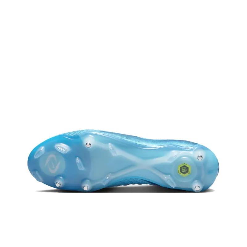 Nike Phantom GX 2 Elite SG Metal Long Studs Slip Resistant Soccer Shoes Unisex Blue-4