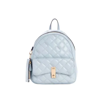 GUESS Artificial Leather Backpack Women's Blue