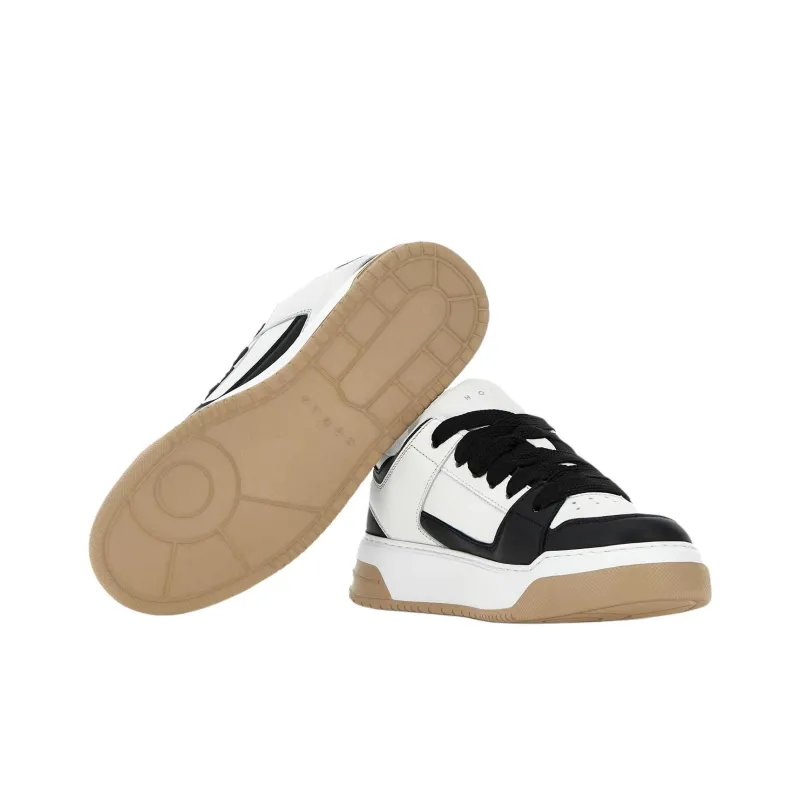 HOGAN Chamallow Low Top Skateboard Shoes 5cm Men's White-5