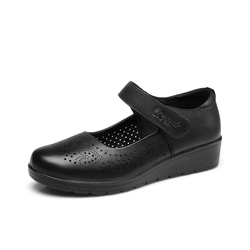 Strongman 3515 Women's Casual Shoes Black Beige White-1