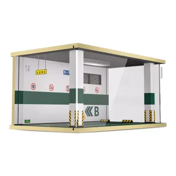 Kavi Parking Lot Scenario 1/18 Model Car Display Case Model Accessories