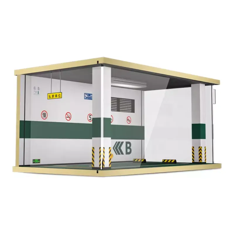 Kavi Parking Lot Scenario 1/18 Model Car Display Case Model Accessories-0