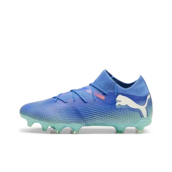 PUMA FUTURE 7 MATCH Anti Slip Wear Resistant Soccer Shoes Unisex Blue