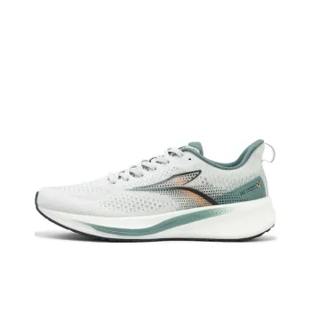 361° Abrasion Resistant Low Top Running Shoes Men's Gray Green