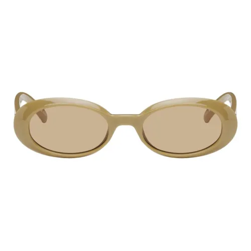 Le Specs Polymer Oval sunglasses ports Unisex Green