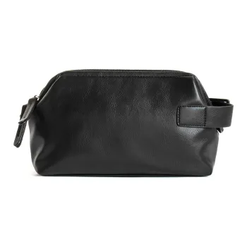 TTaG．baG PU Clutch Unisex Black
