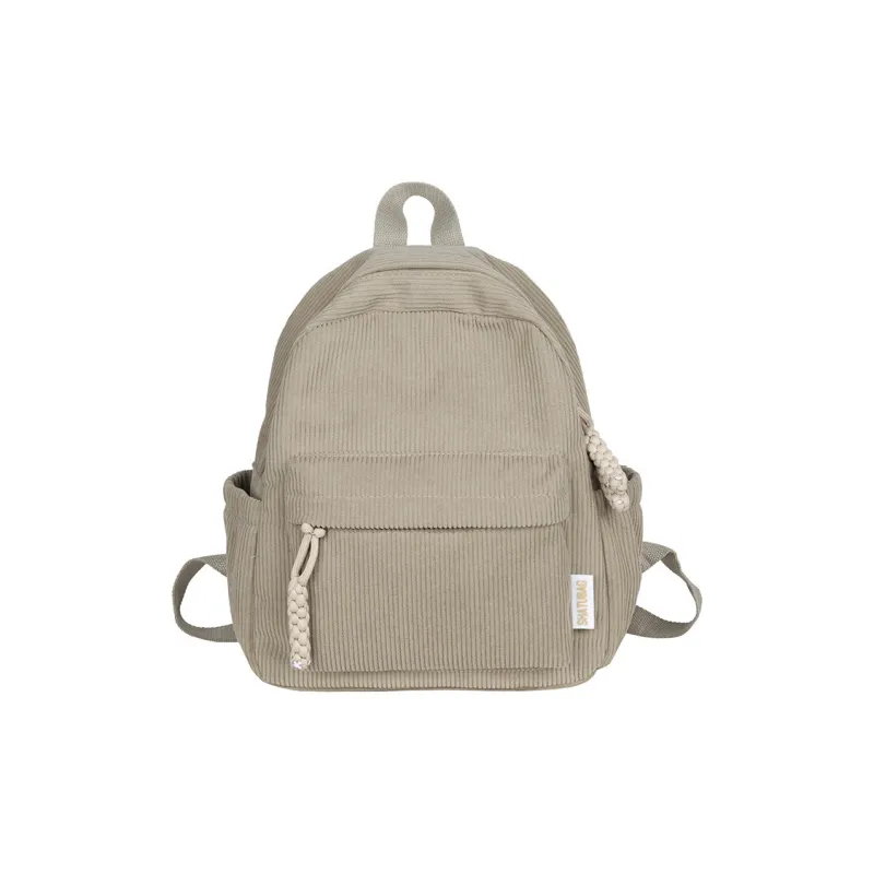 Barang Bear Corduroy Backpack Small Size Unisex Multicolor-11