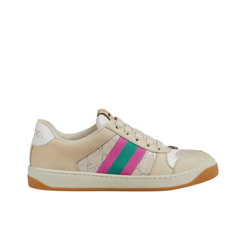 GUCCI Screener Cream Leather Women's-1