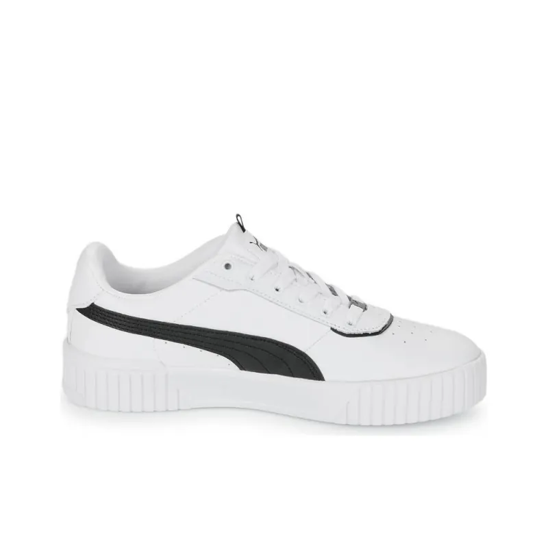 PUMA Carina 2.0 Lightweight Low-Top Skateboard Shoes Women's White-1