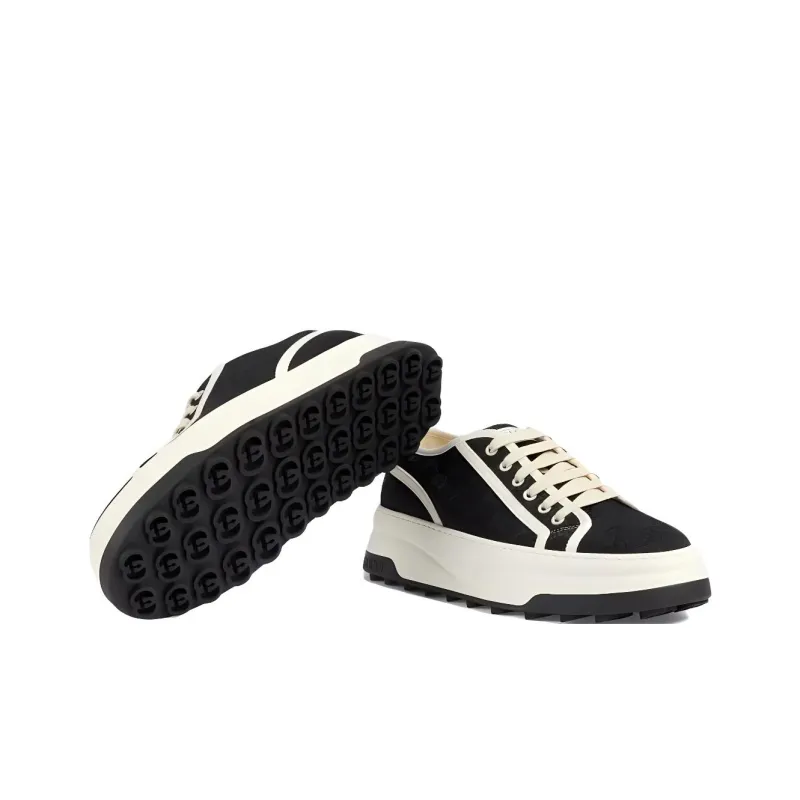 GUCCI Stylish Skateboarding Shoes Men's Black White-5