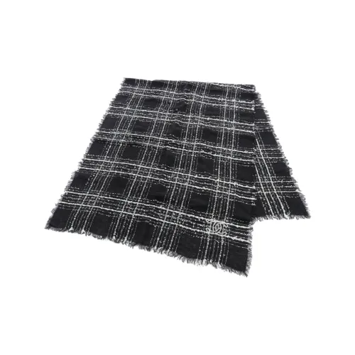 CHANEL Pre-Owned 1986-1988 CC Checked Scarf