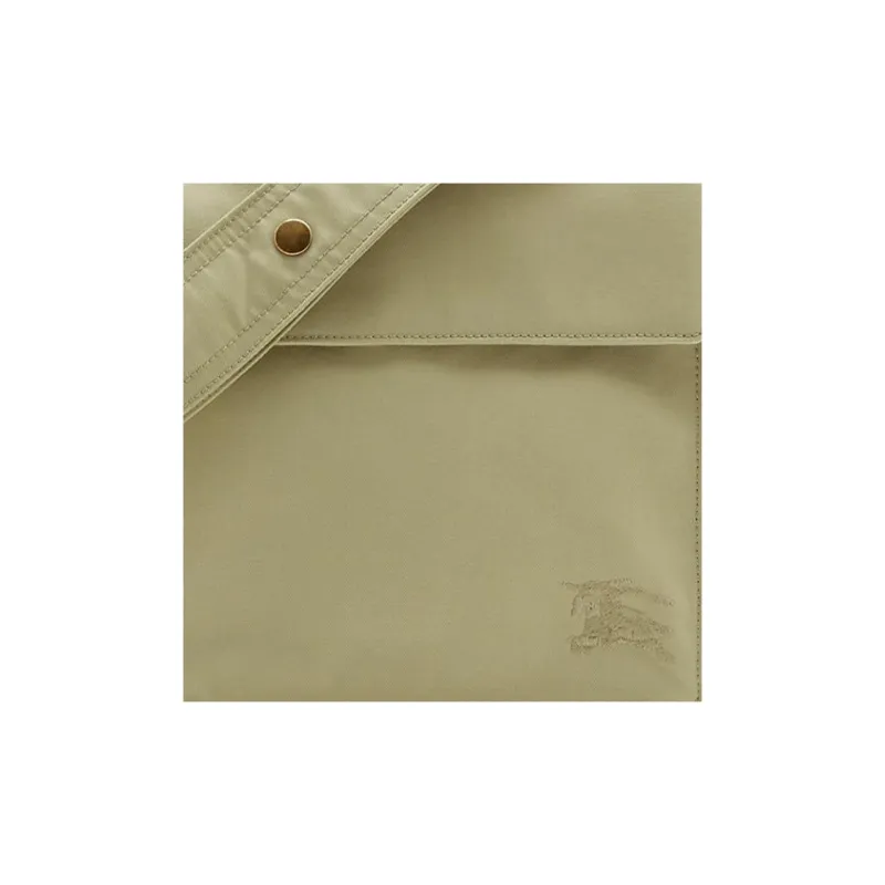 Burberry Trench Cotton And Polyester Blend Shoulder Bag, Crossbody Bag Trumpets Men's Light Beige-3
