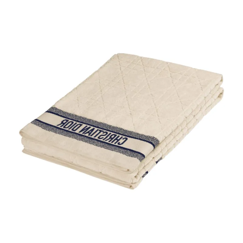 DIOR Cotton Knit Scarves Women's White-0