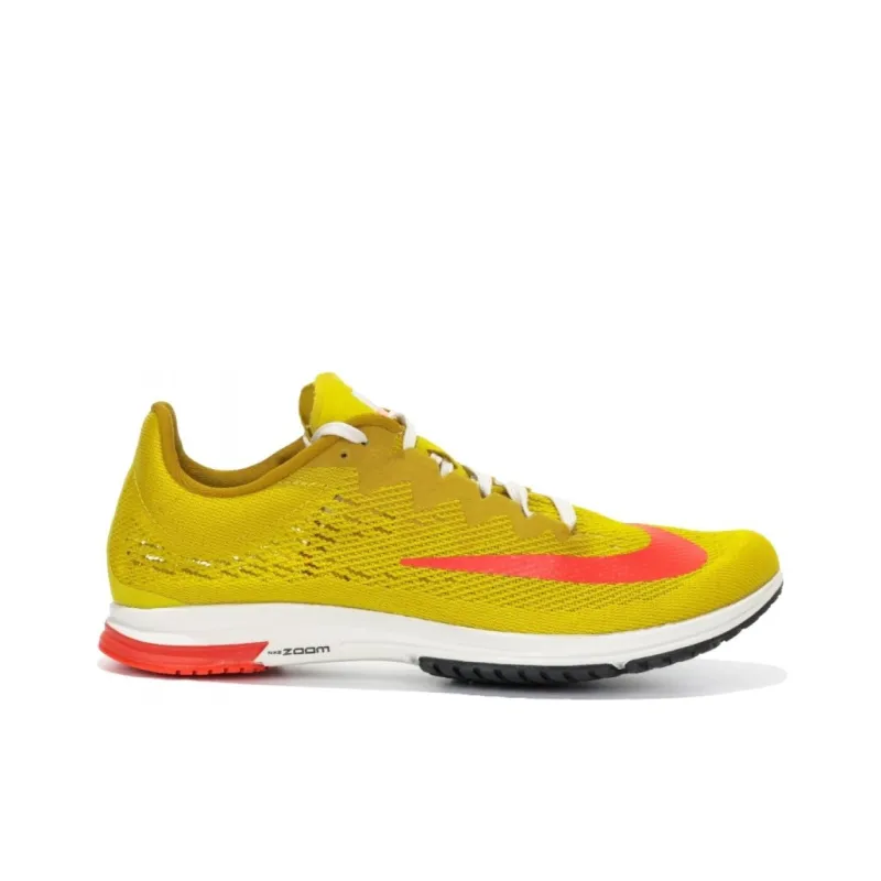 Nike Zoom Streak LT 4 Anti Slip Wear Resistant Low Top Marathon Running Shoes Men's Orange Yellow-1