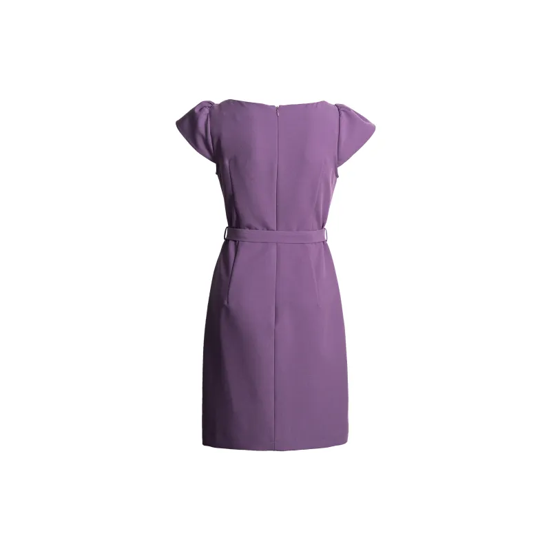 ROEYSHOUSE Short Sleeved Dresses Women's Taro Purple-1