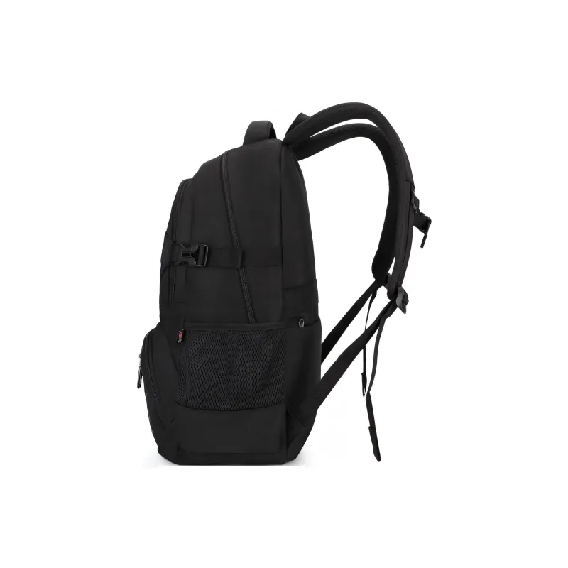 EDISON Water Repellent Oxford Fabric Casual Campus Backpack Handbag Regular Unisex Black/Red/Blue/Ecru-2