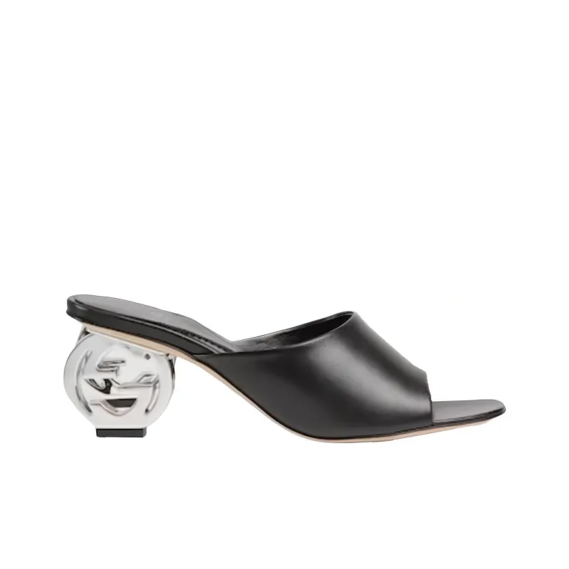GUCCI 65mm Interlocking G-heel Mules-1