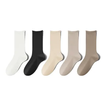 MIIOW Mid Calf Socks Women's 5 Pack