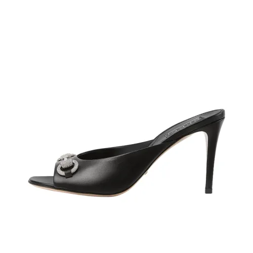 GUCCI Slide Slippers Women's Black