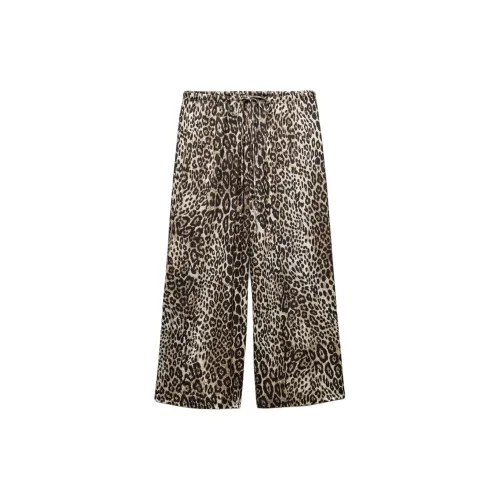 ZARA Casual Pants Women's Leopard