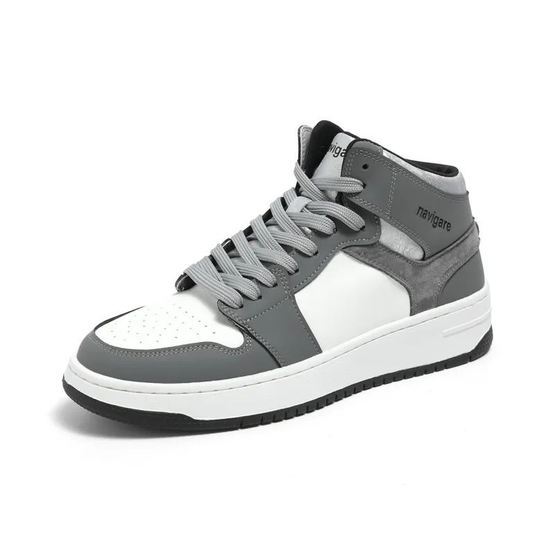 NAVIGARE Cushioning Anti-Slip And Wear-Resistant Balance Rebound Mid-Top Vintage Basketball Shoes Men's-15