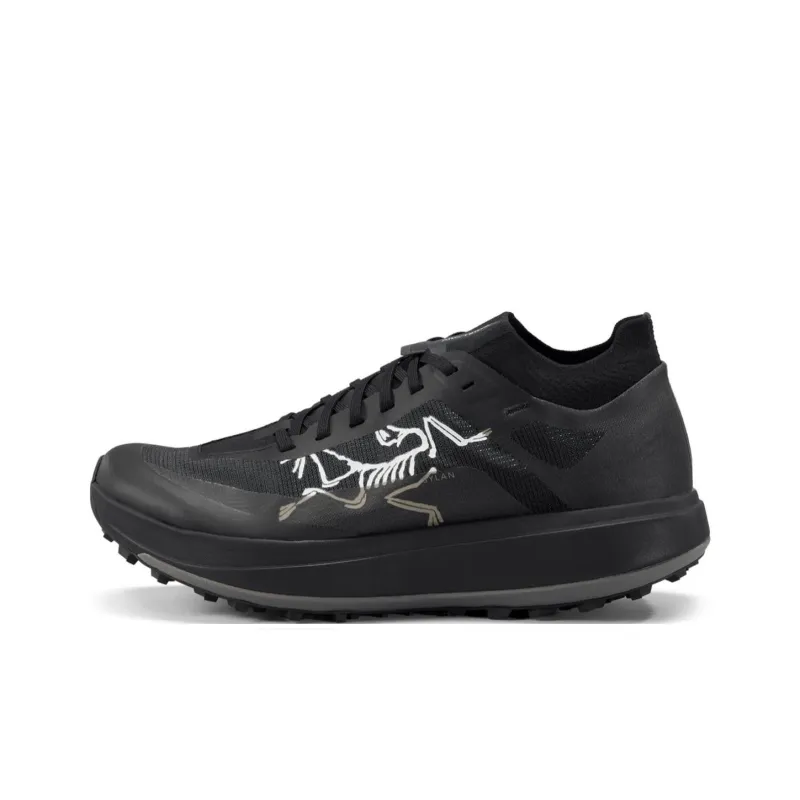 Arcteryx SYLAN Abrasion Resistant Mid Top Running Shoes Men's Black-0